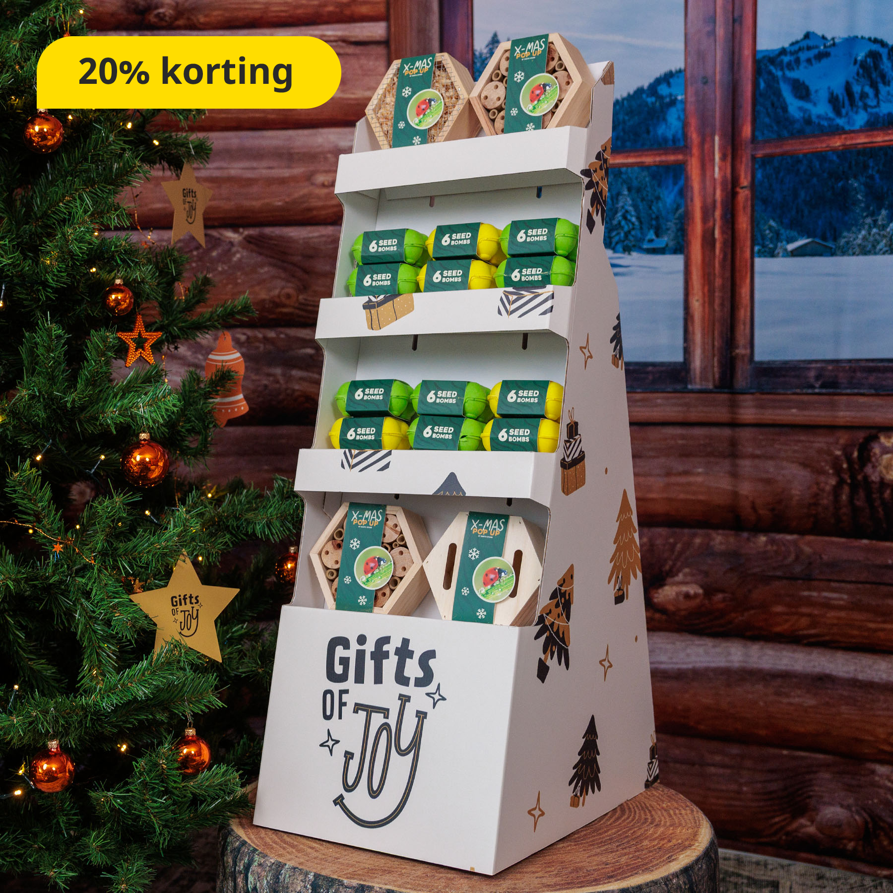 kerstknallers pos-materiaal