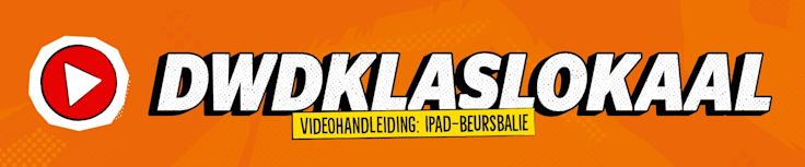 VIDEOHANDLEIDING: de iPad-beursbalie