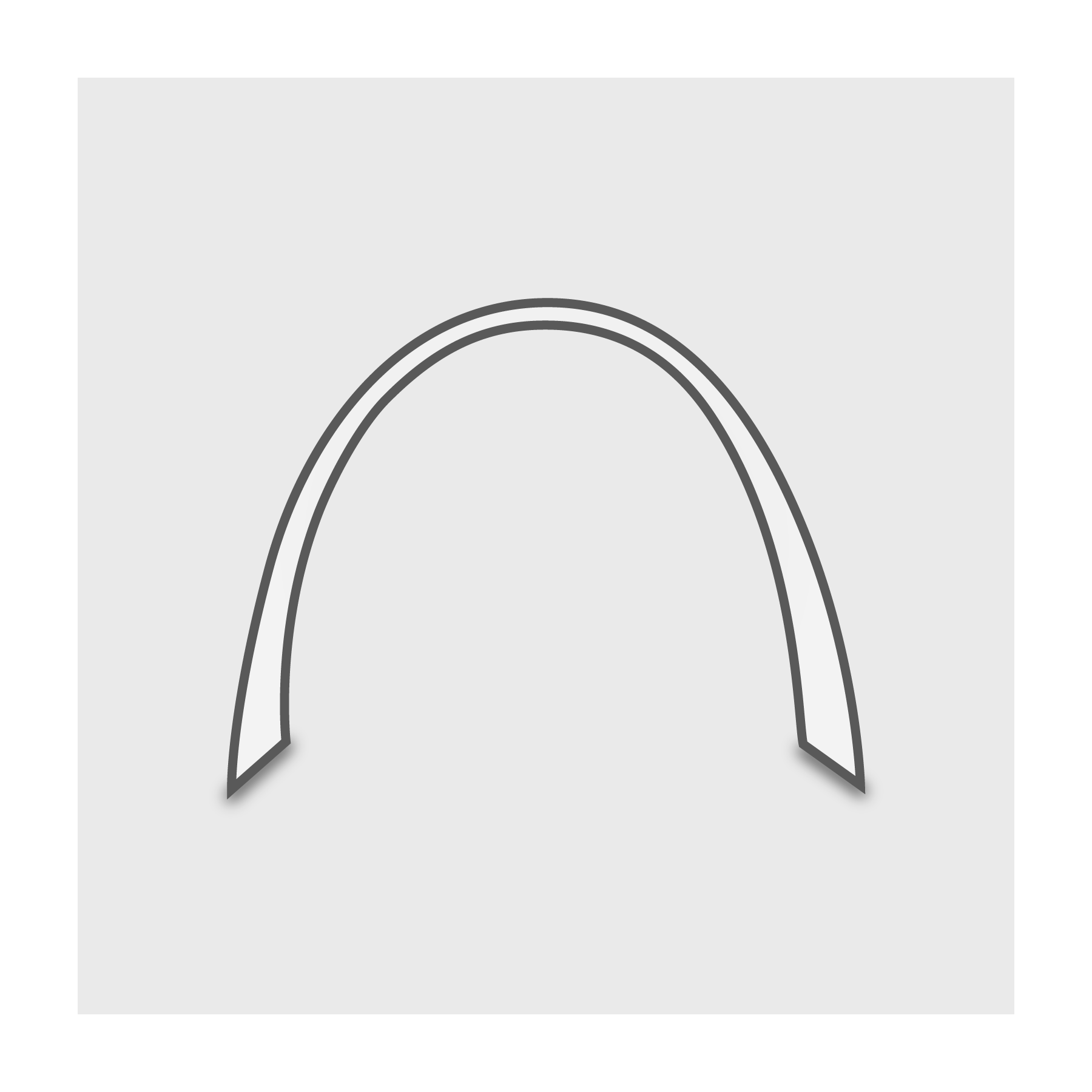 Presentatieboog Gebogen (270 x 100 x 230 cm)