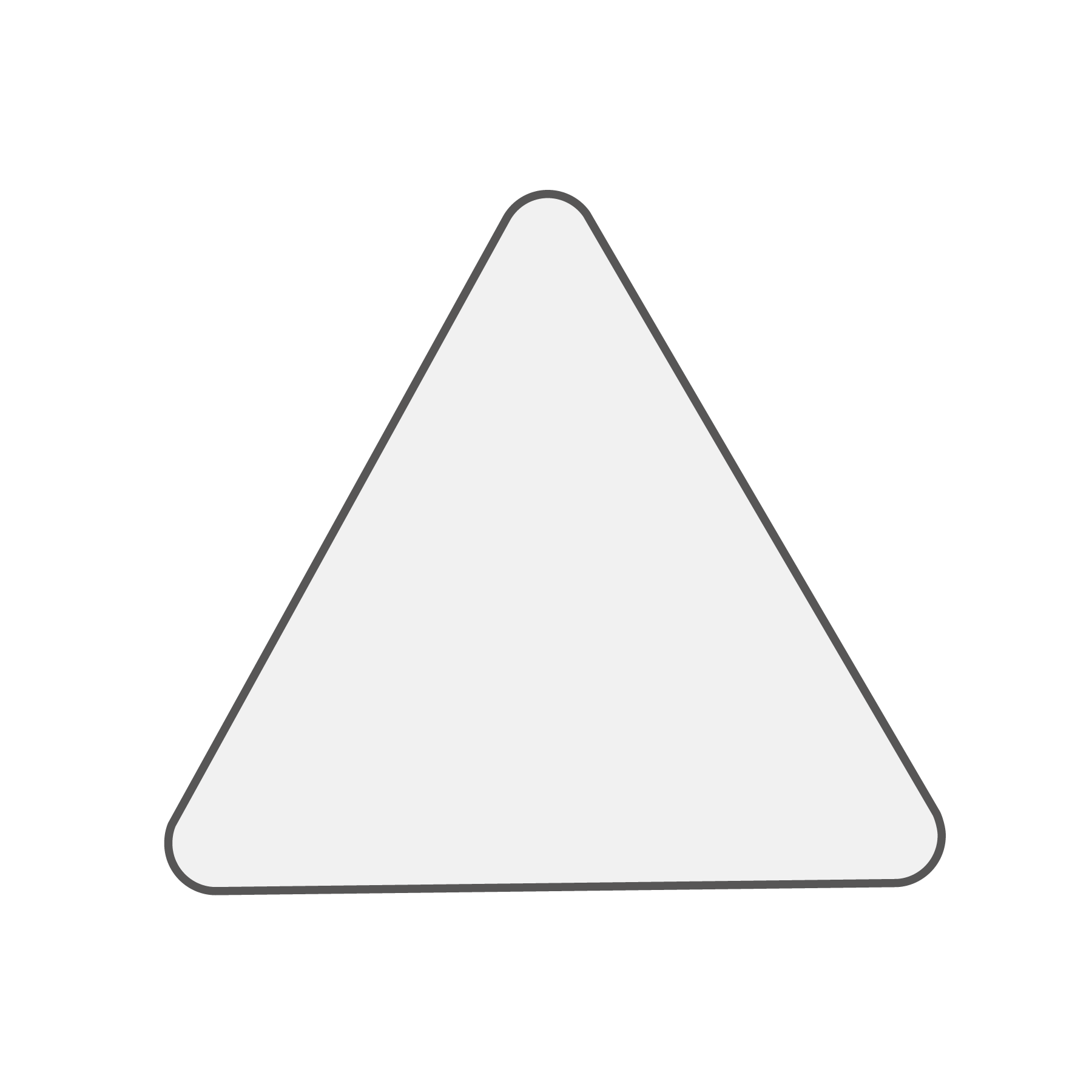 Driehoek (106 x 95 mm)