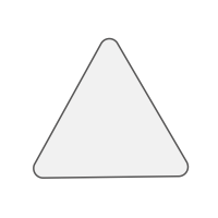 Driehoek (106 x 95 mm)
