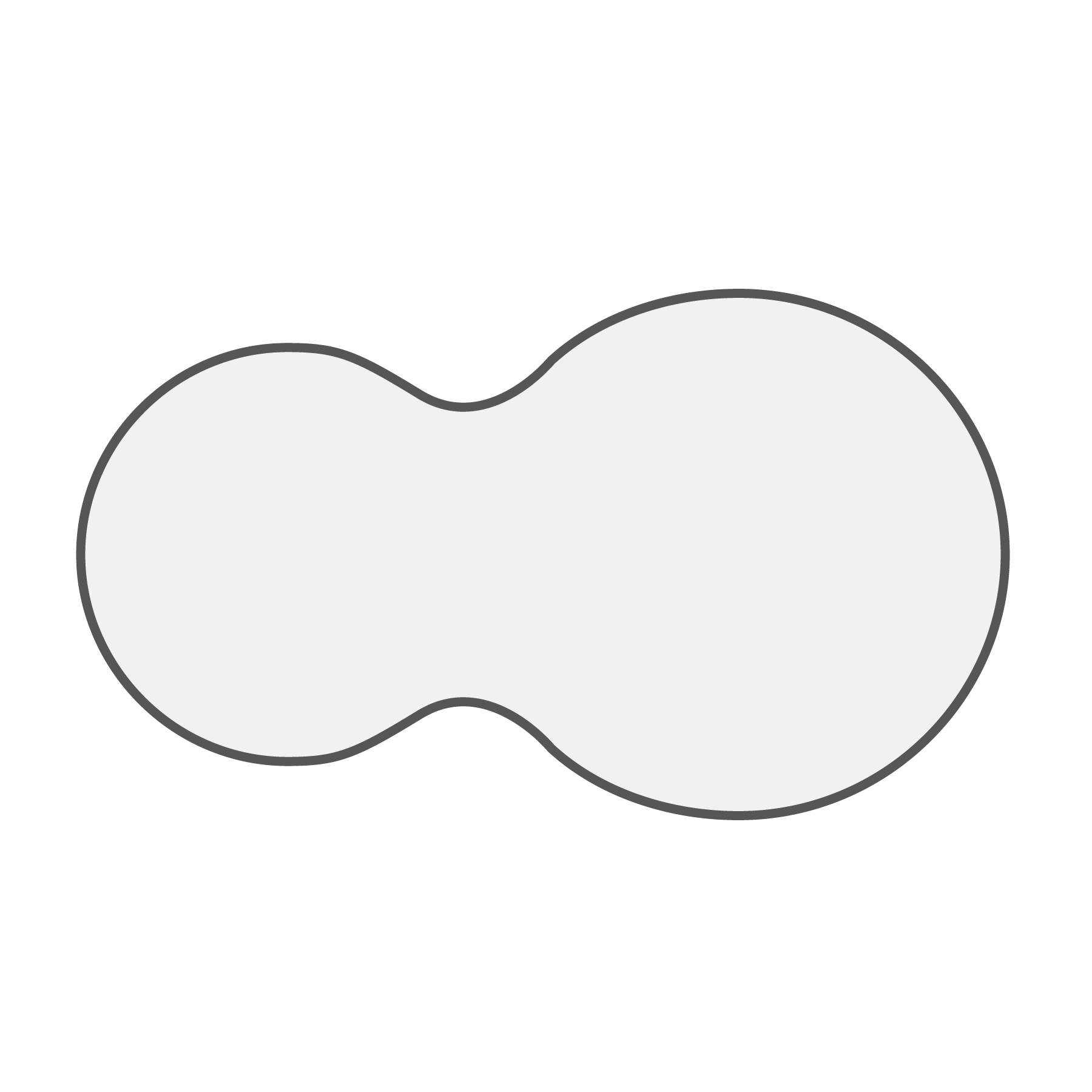 Dubbel ongelijk (154 x 87 mm)