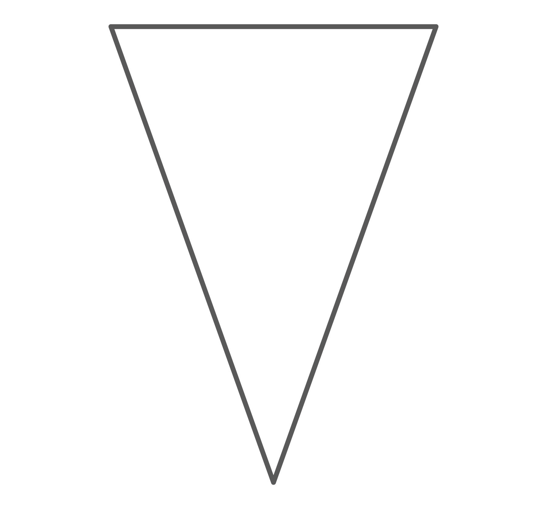 Wimpel groot (20 x 30 cm)