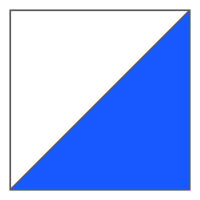 Wit - Koningsblauw