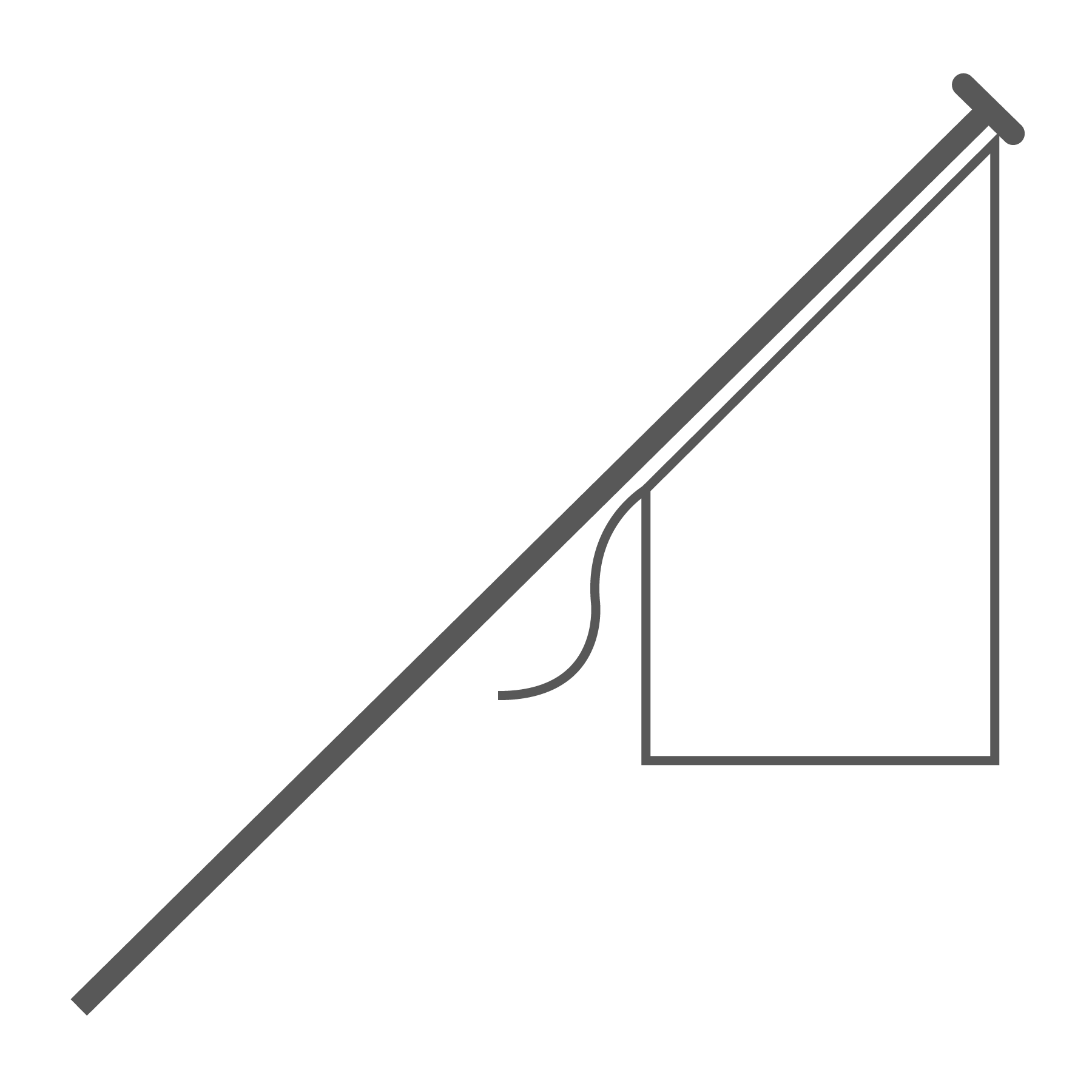 Kioskvlag (68 x 136 x 68 cm)