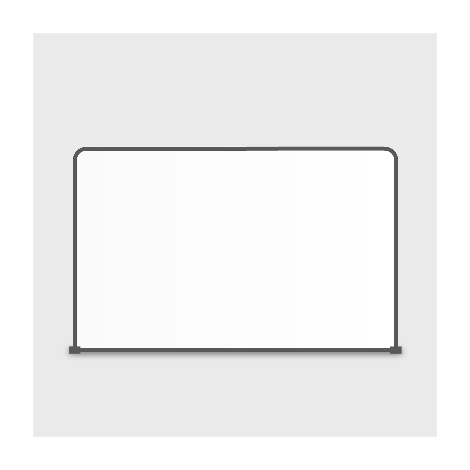 Beurswand met rits recht  (400 x 230 cm)