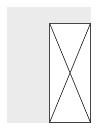 X-banner medium (60 X 180 cm)