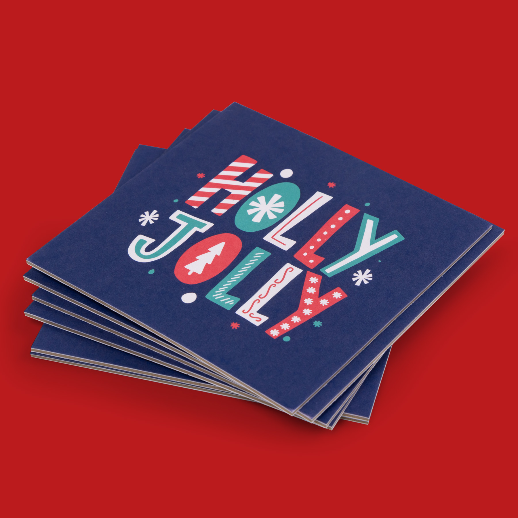kerstkaart-multiloft rood