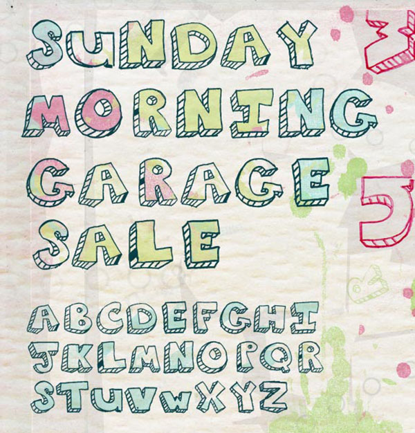 handgeschreven-font-Sunday-morning