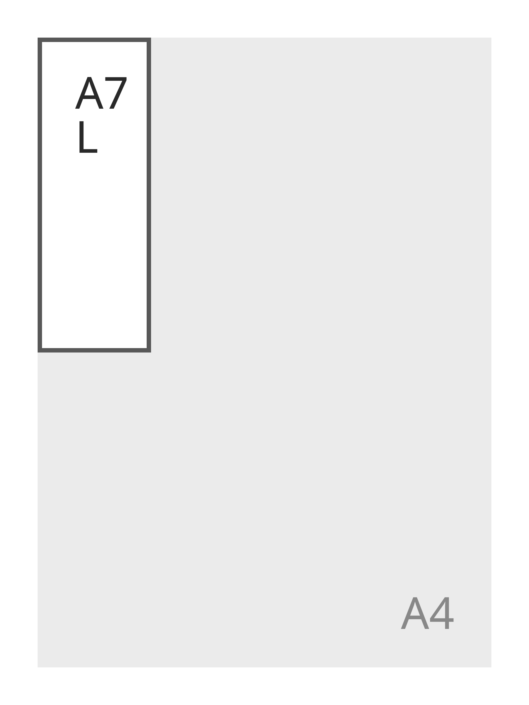A7 Large (50 x 148 mm)