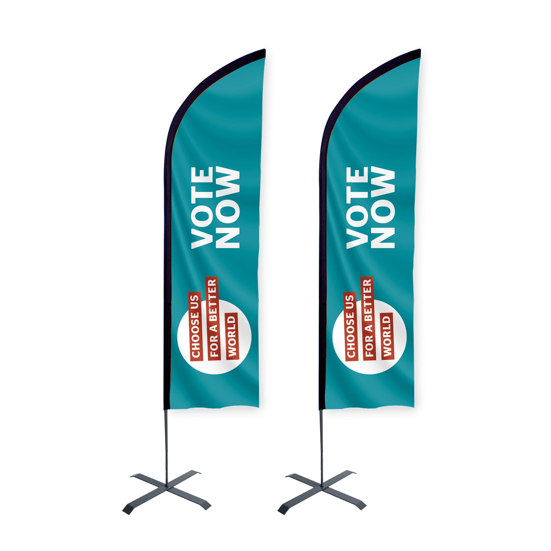 verkiezingen beachflags