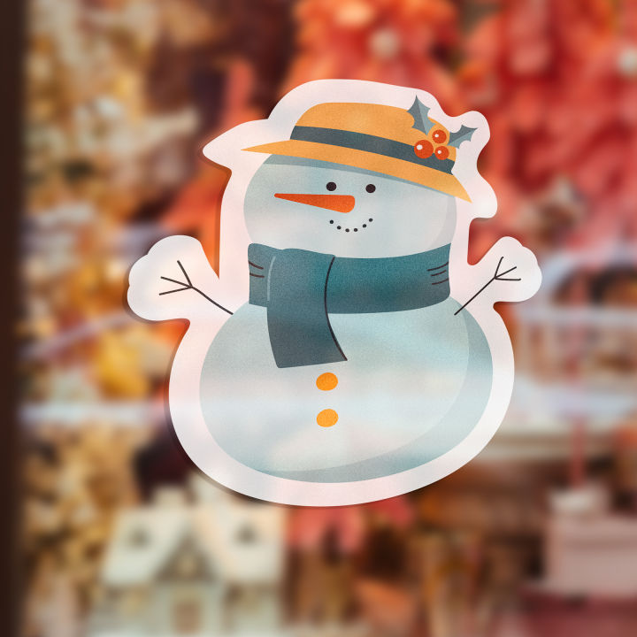 raamstickers-sneeuwpop