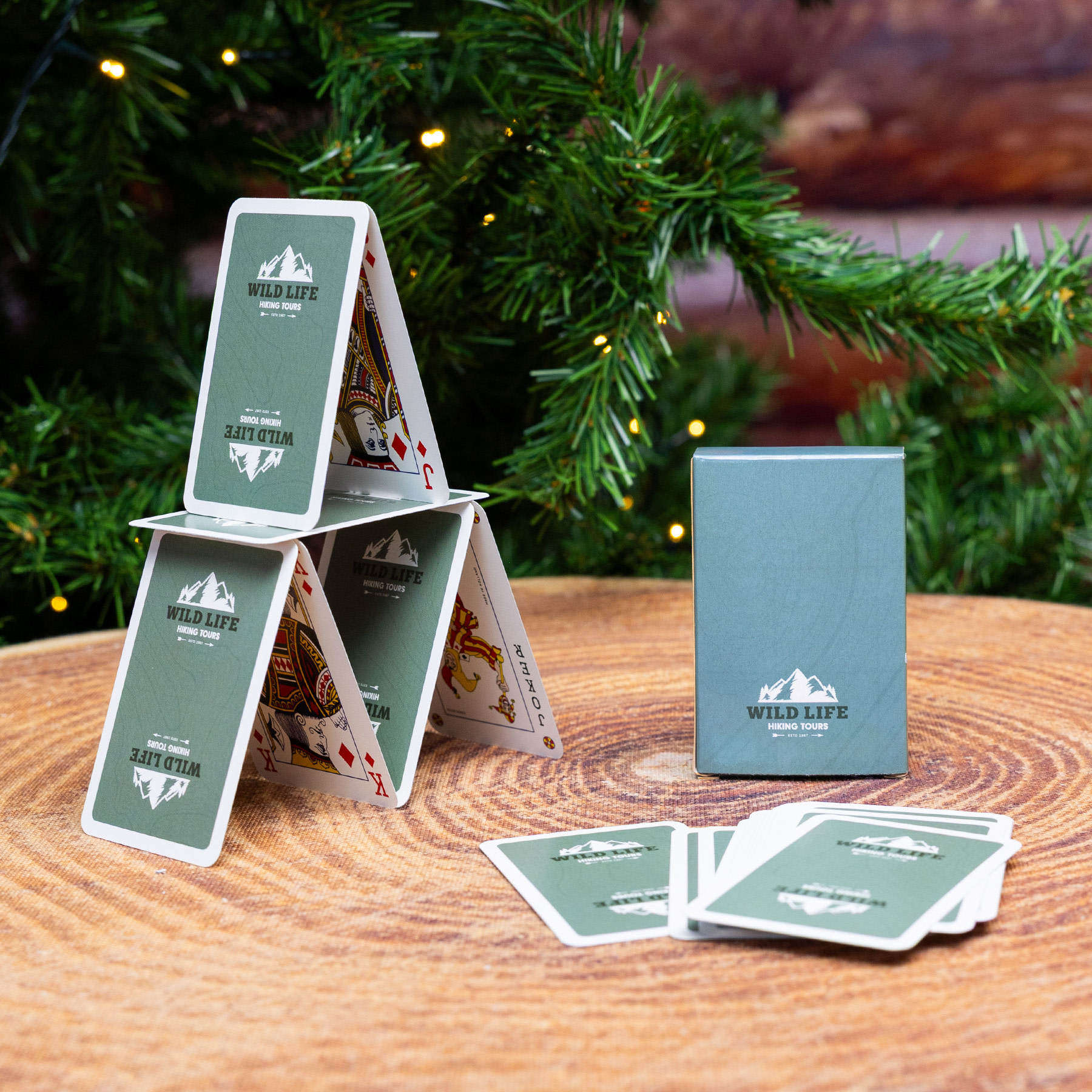 kerstproduct speelkaarten