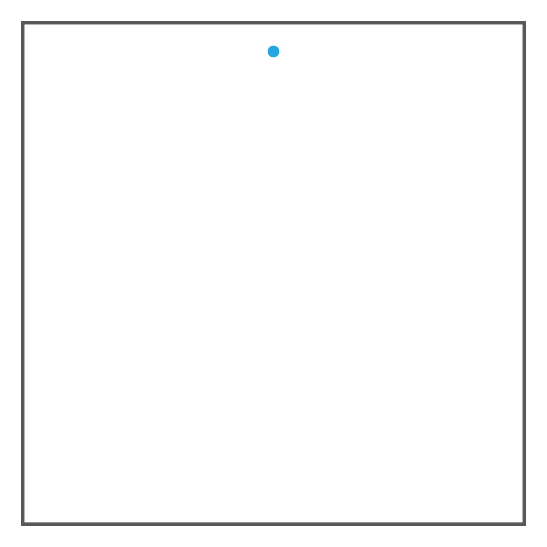 1 boorgat midden bovenin (4mm)