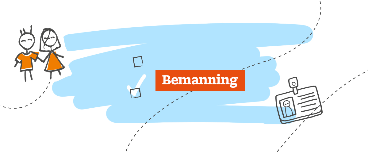 Beursstand-bemanning