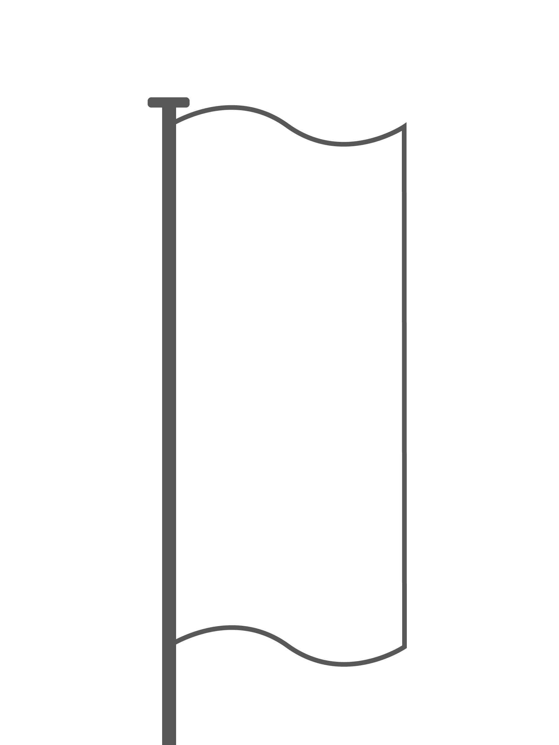 Mastvlag zonder open zoom