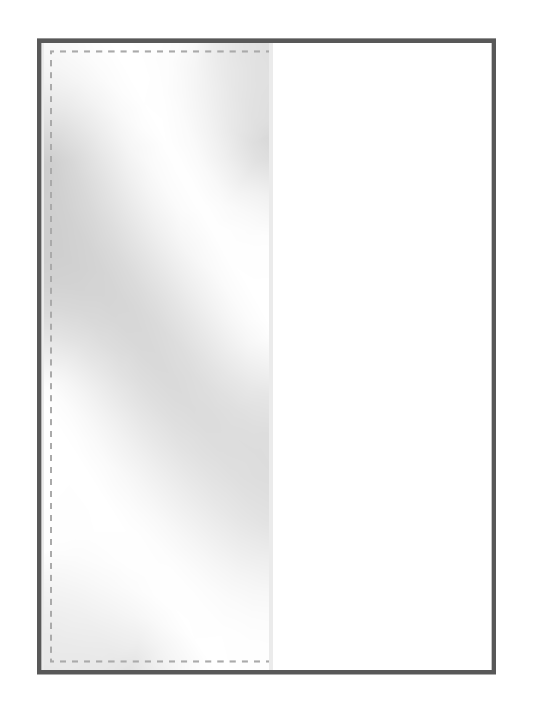 Verticale insteek  (126 mm breed)