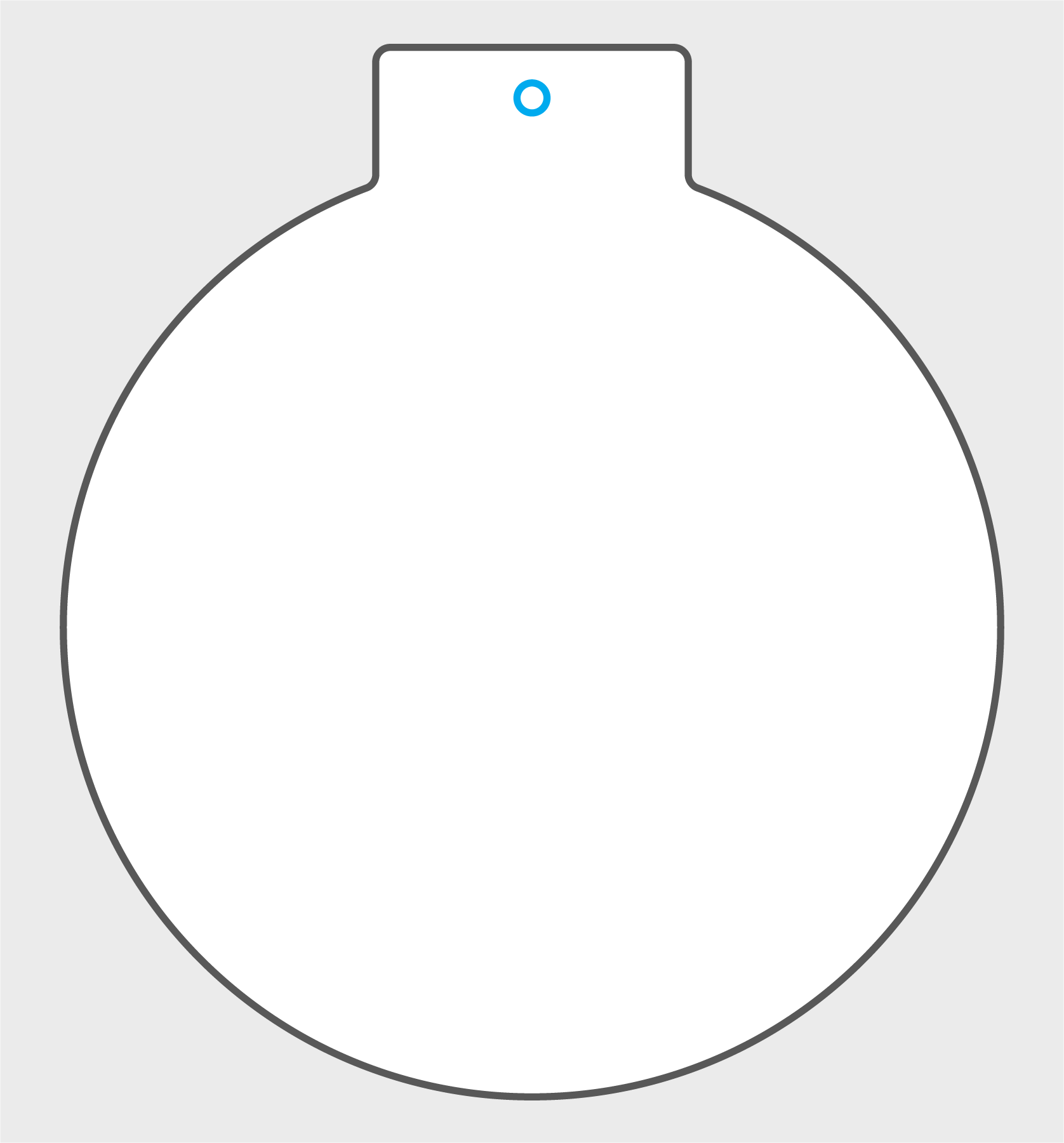 Kerstbal XL (125x140 mm)