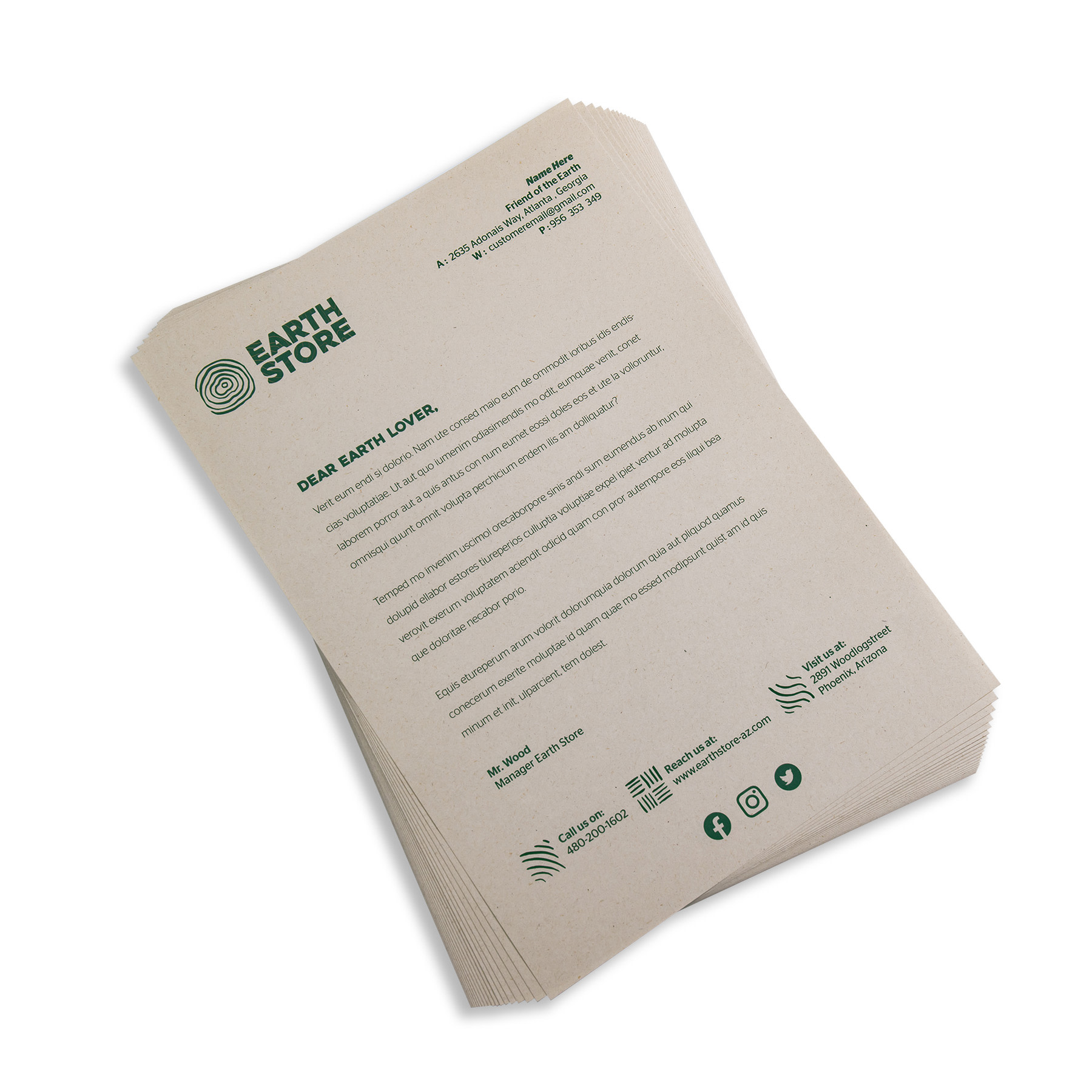 Briefpapier FEATURED