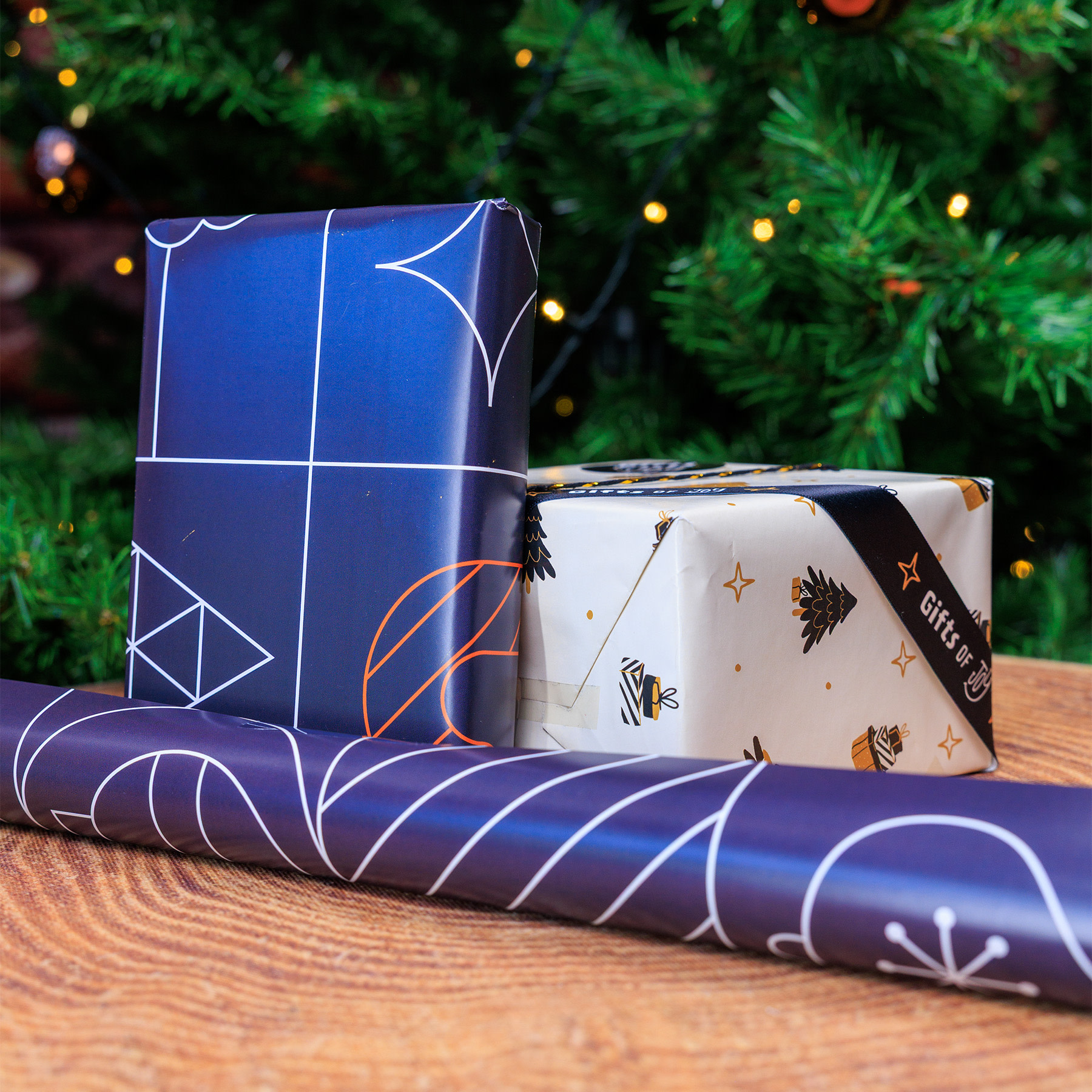 kerstproduct inpakpapier