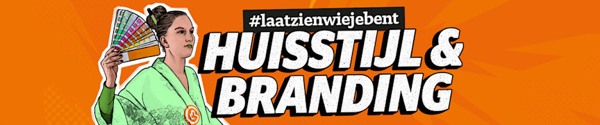 Header: #laatzienwiejebent met huisstijl & branding