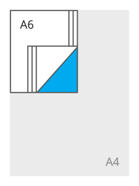 A6 staand  (105 x 148 mm)