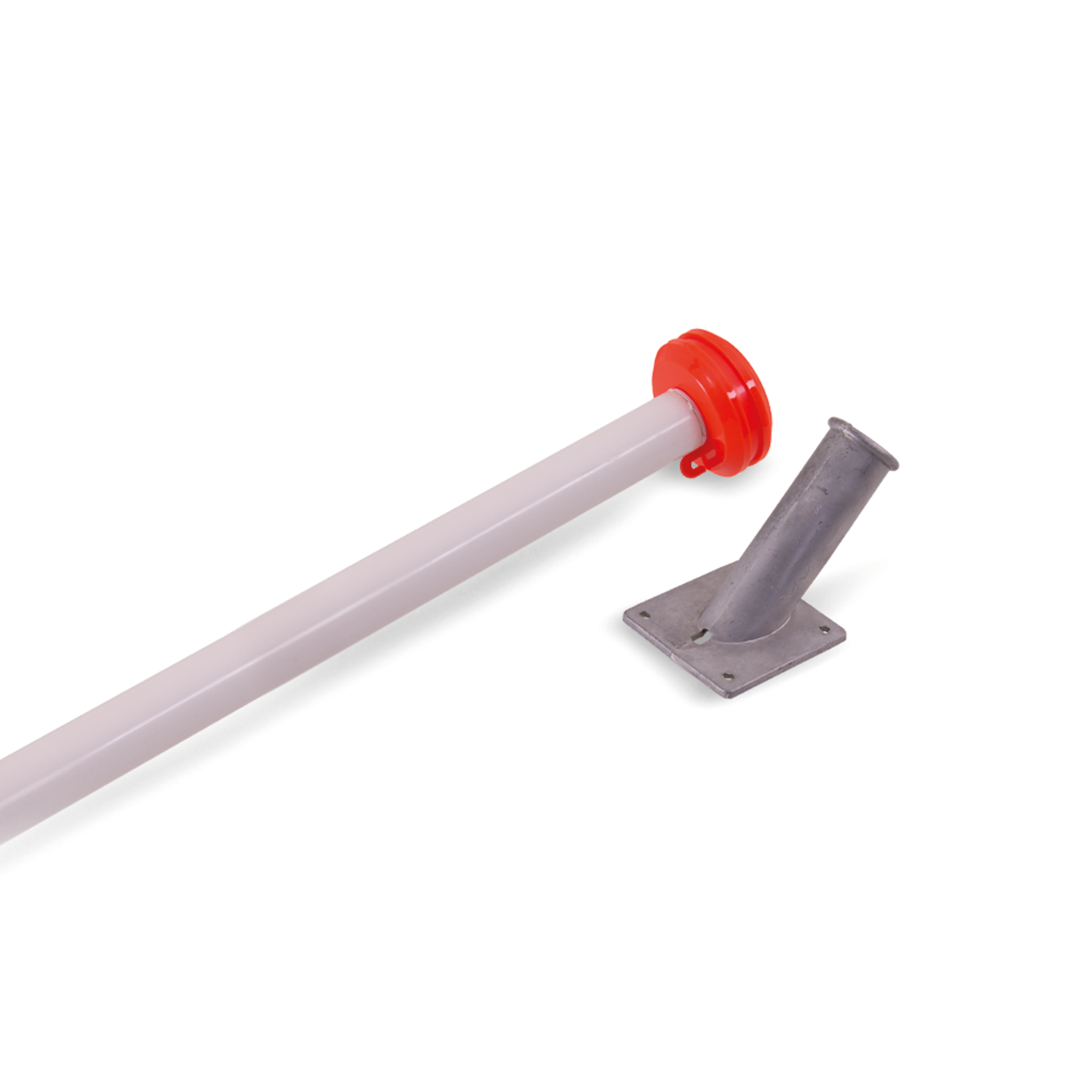 Vlaggenstok 200 cm, incl hulpstukken