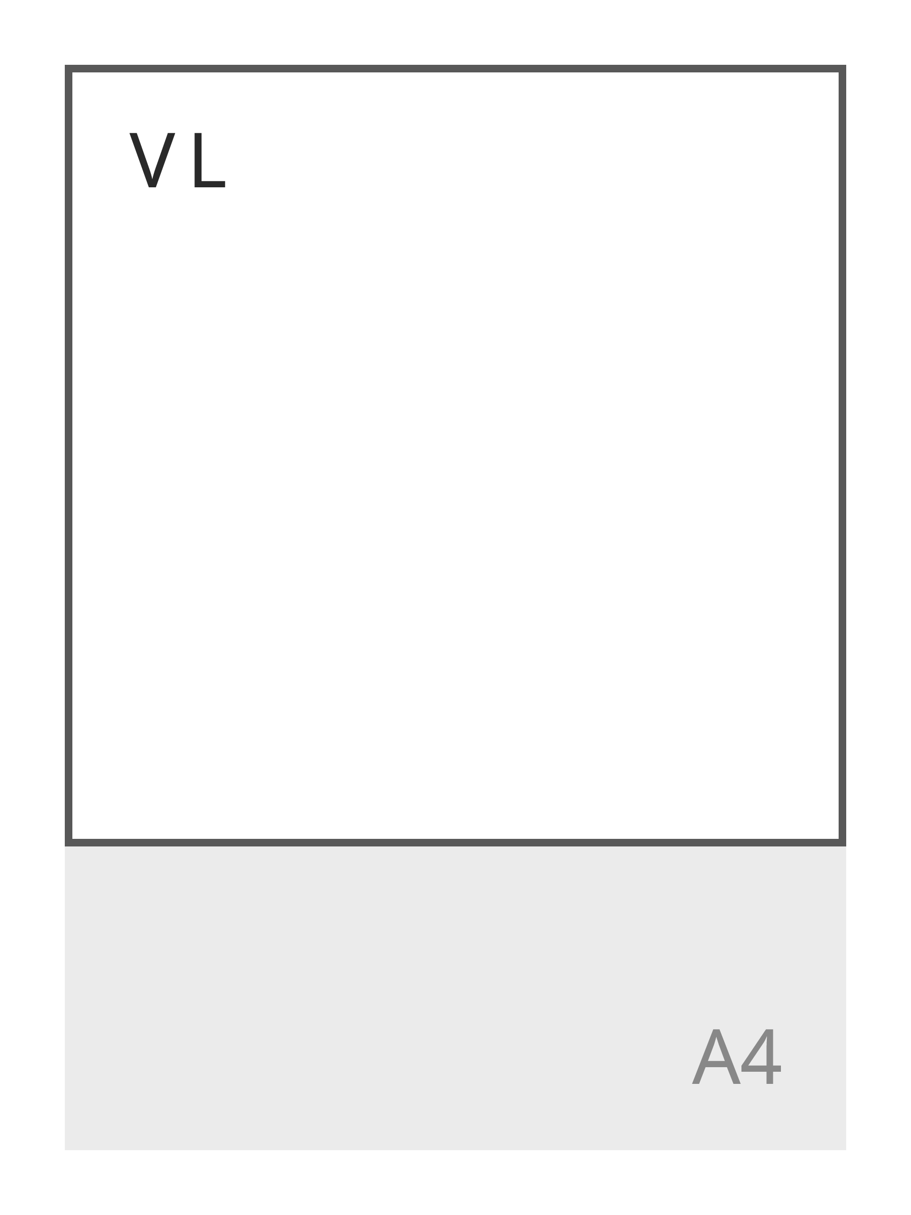 Vierkant L (210 x 210 mm)