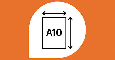 A10 formaat | A10 afmetingen in cm, mm & inches | Drukwerkdeal