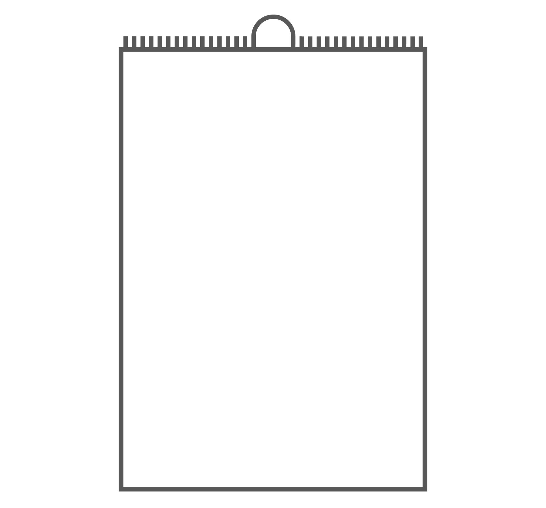 Wire-O met ophanghaakje