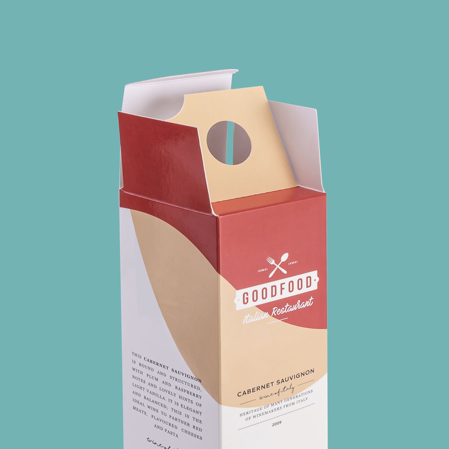 Wijndoos alloverbedrukt-inside