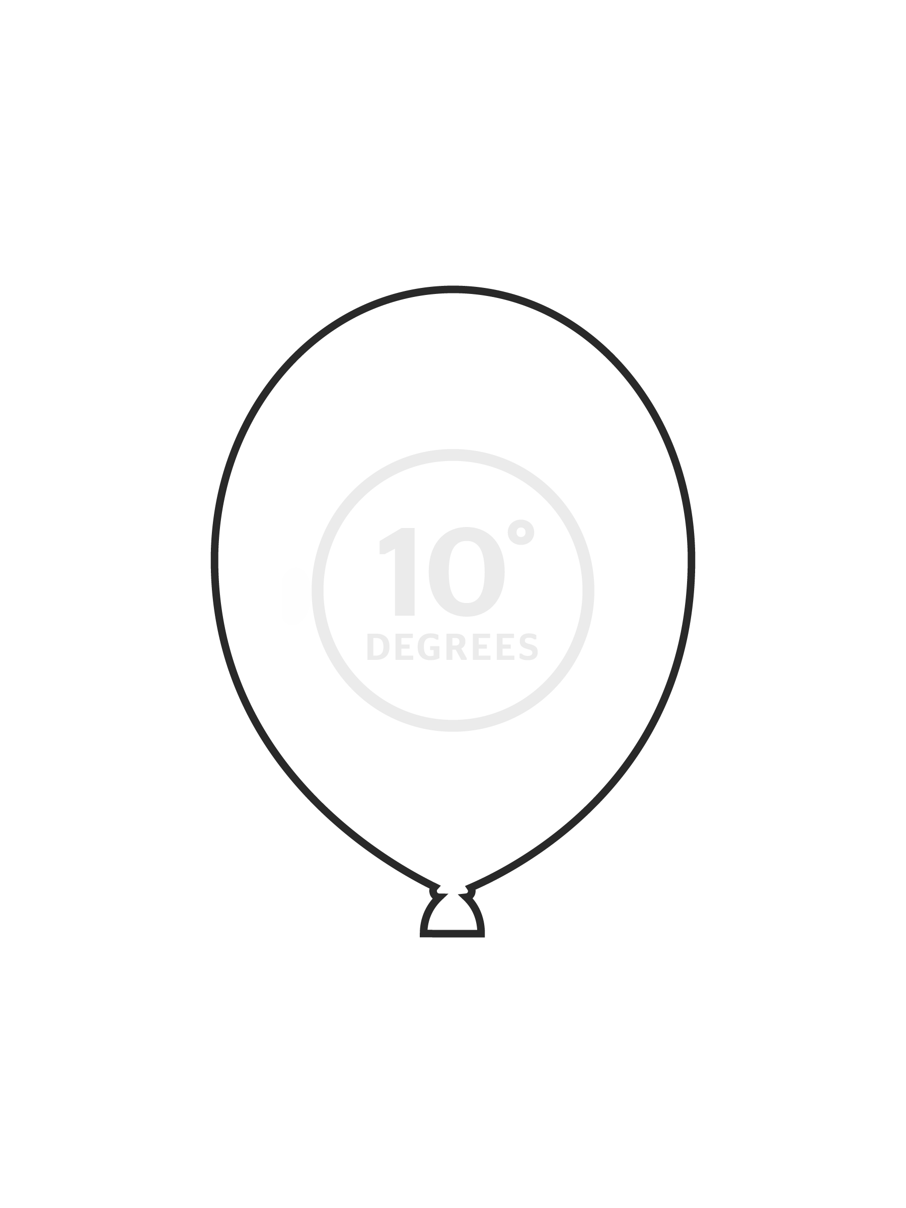 Standaard ballon (33 cm)