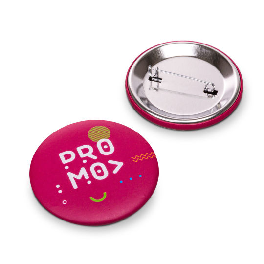 Buttons-rond-promo-magenta-verzameling