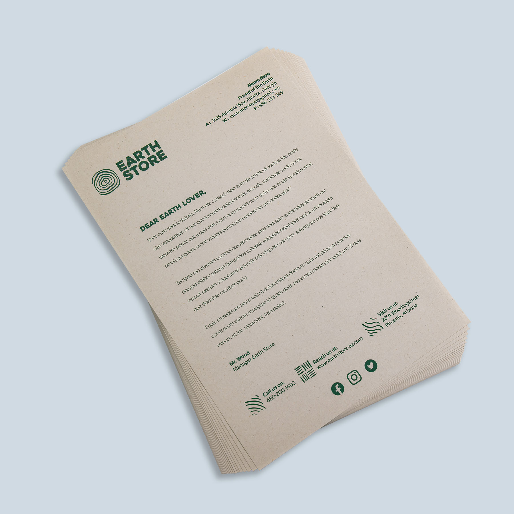 Briefpapier FEATURED