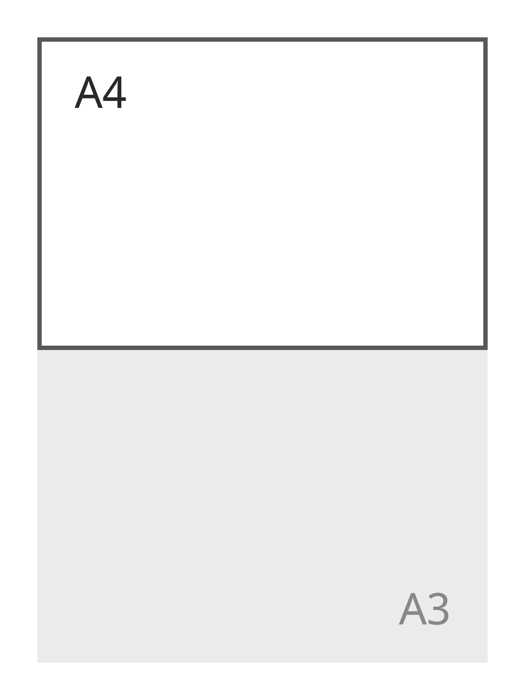 A4 Liggend (297 x 210 mm)