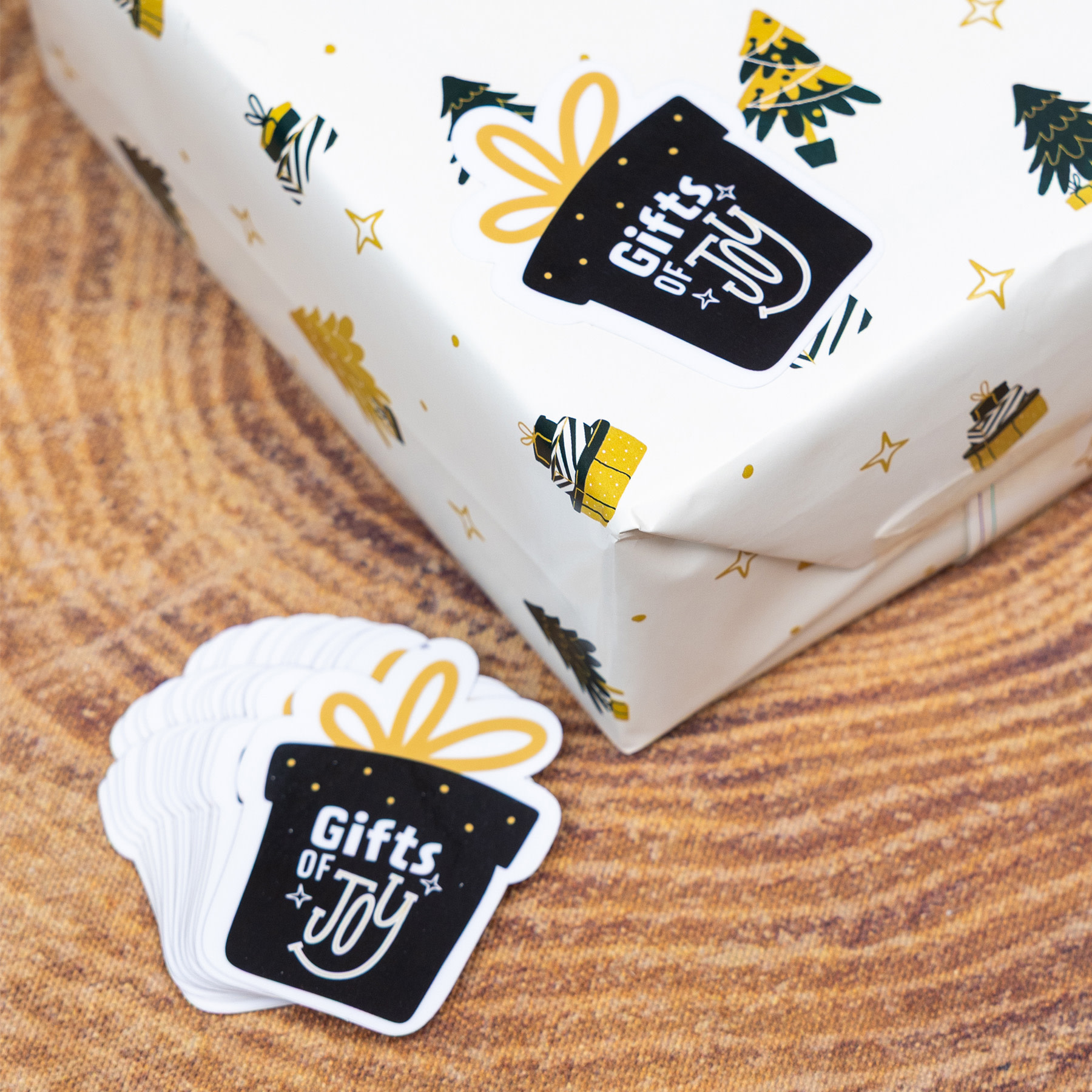 kerstproduct kleine-stickers