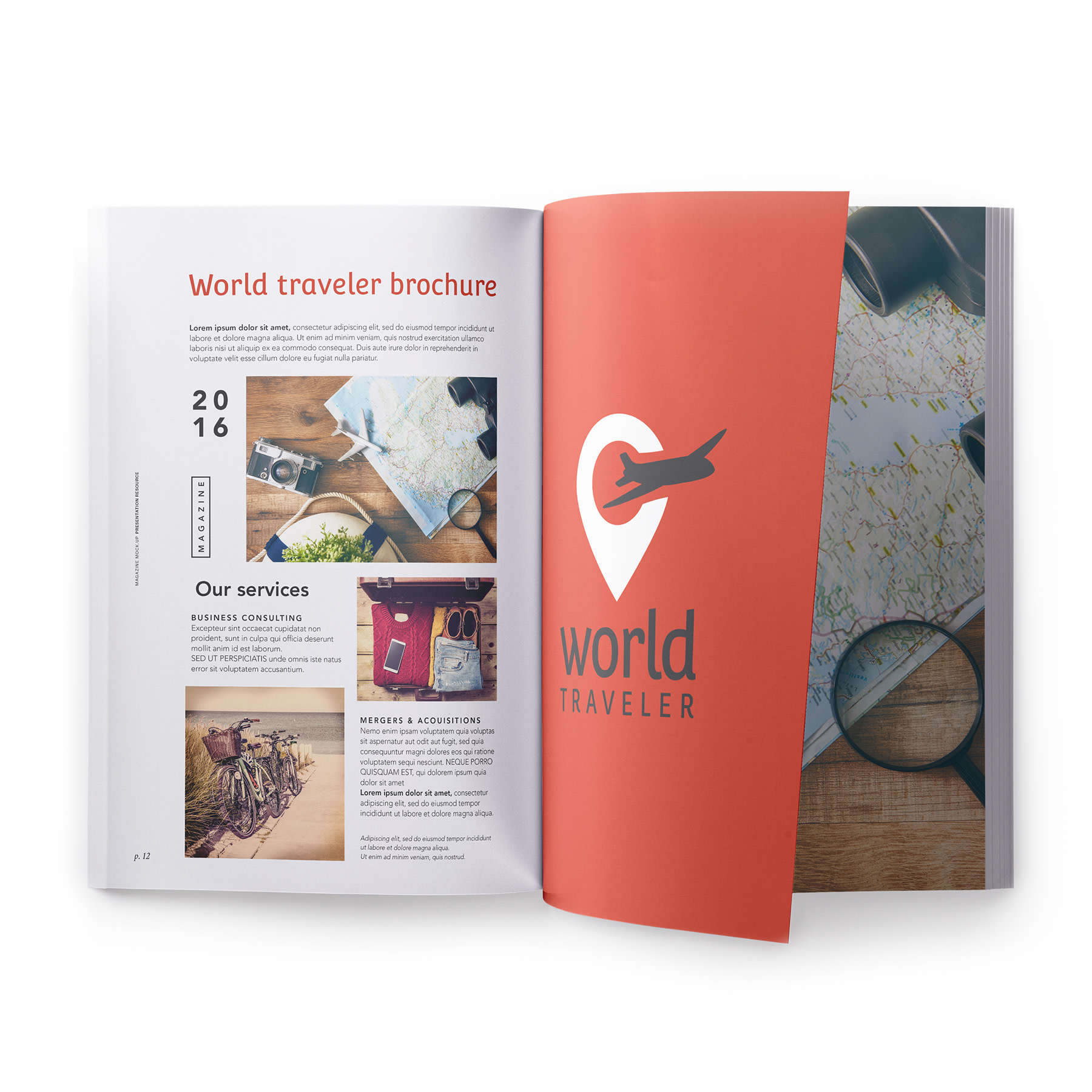 brochure world-traveler