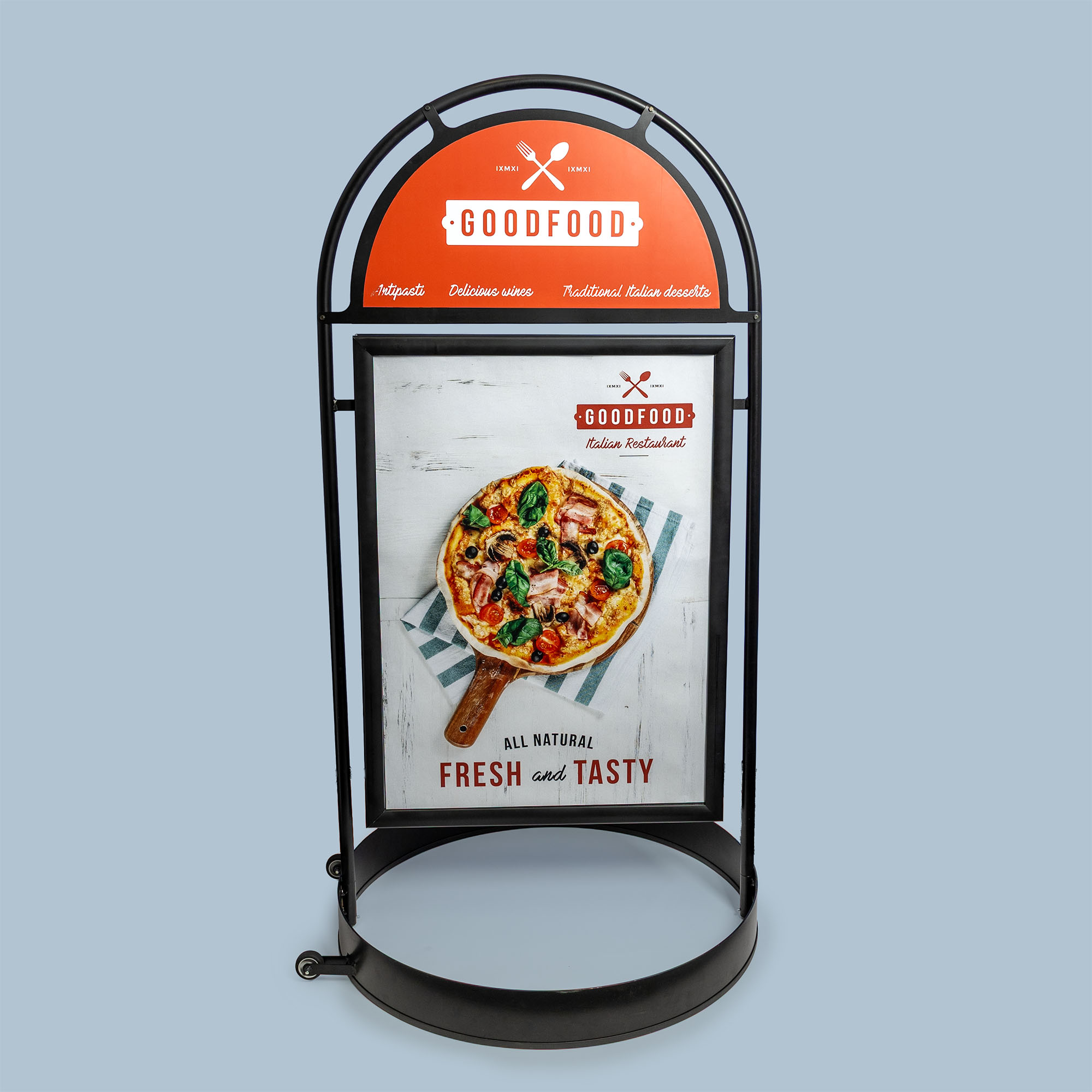 Top bord stoep bord metaal