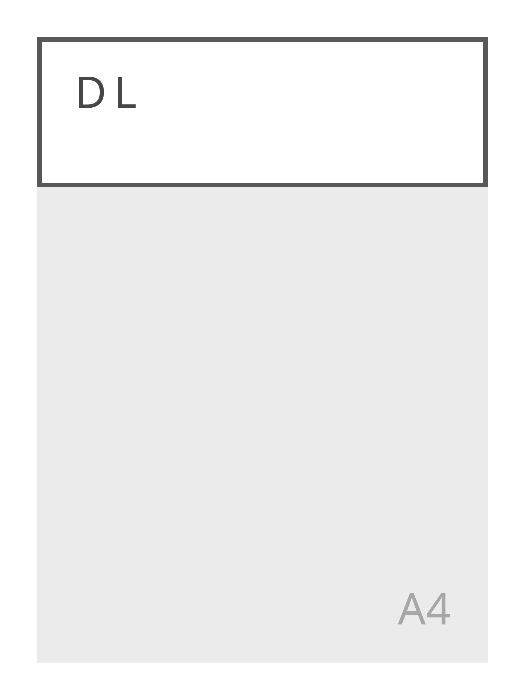 Din large (210 x 98 mm)