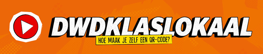 DWD klaslokaal: hoe maak je zelf een QR-code?