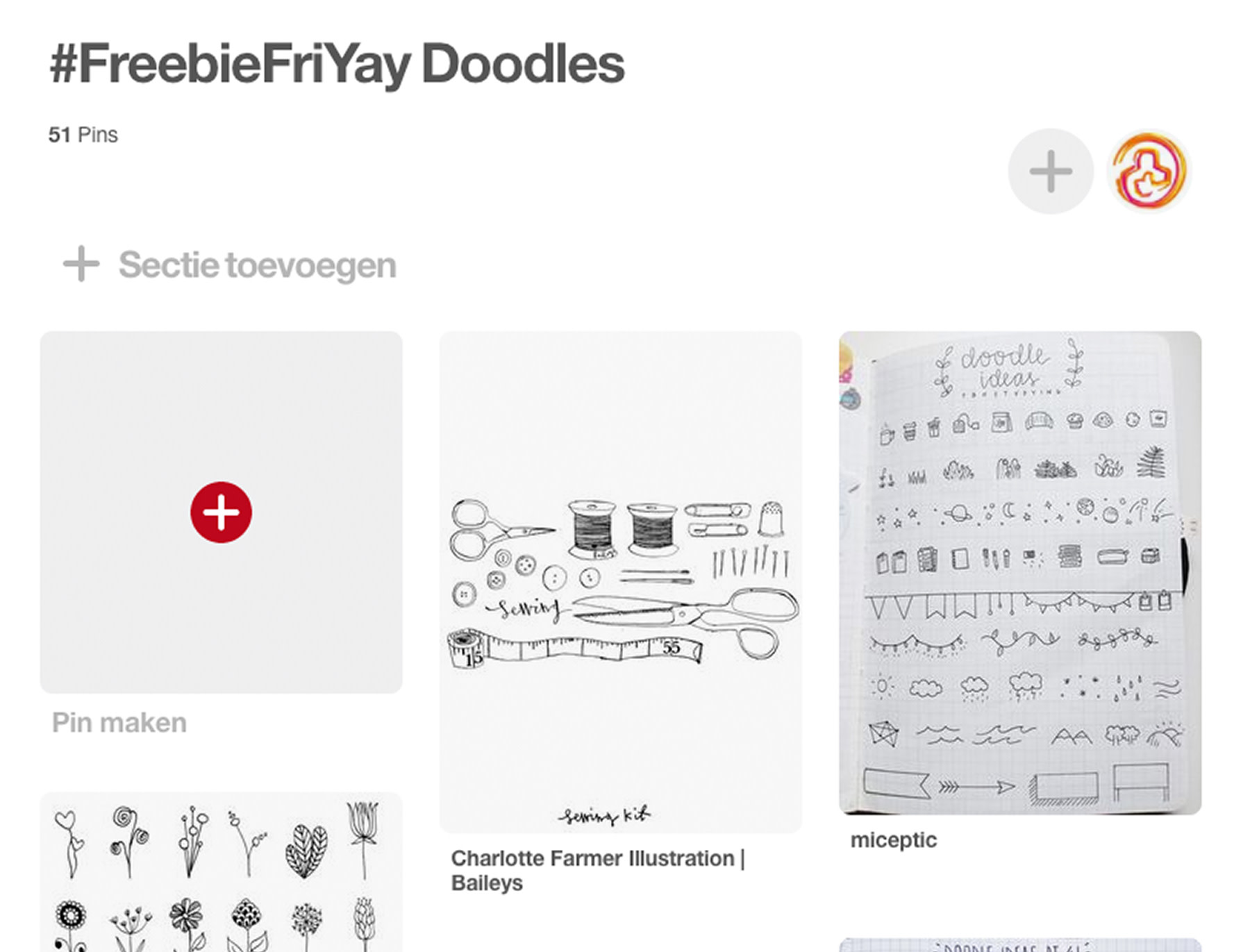 FreebieFriyay #5 - Doodles op Pinterest