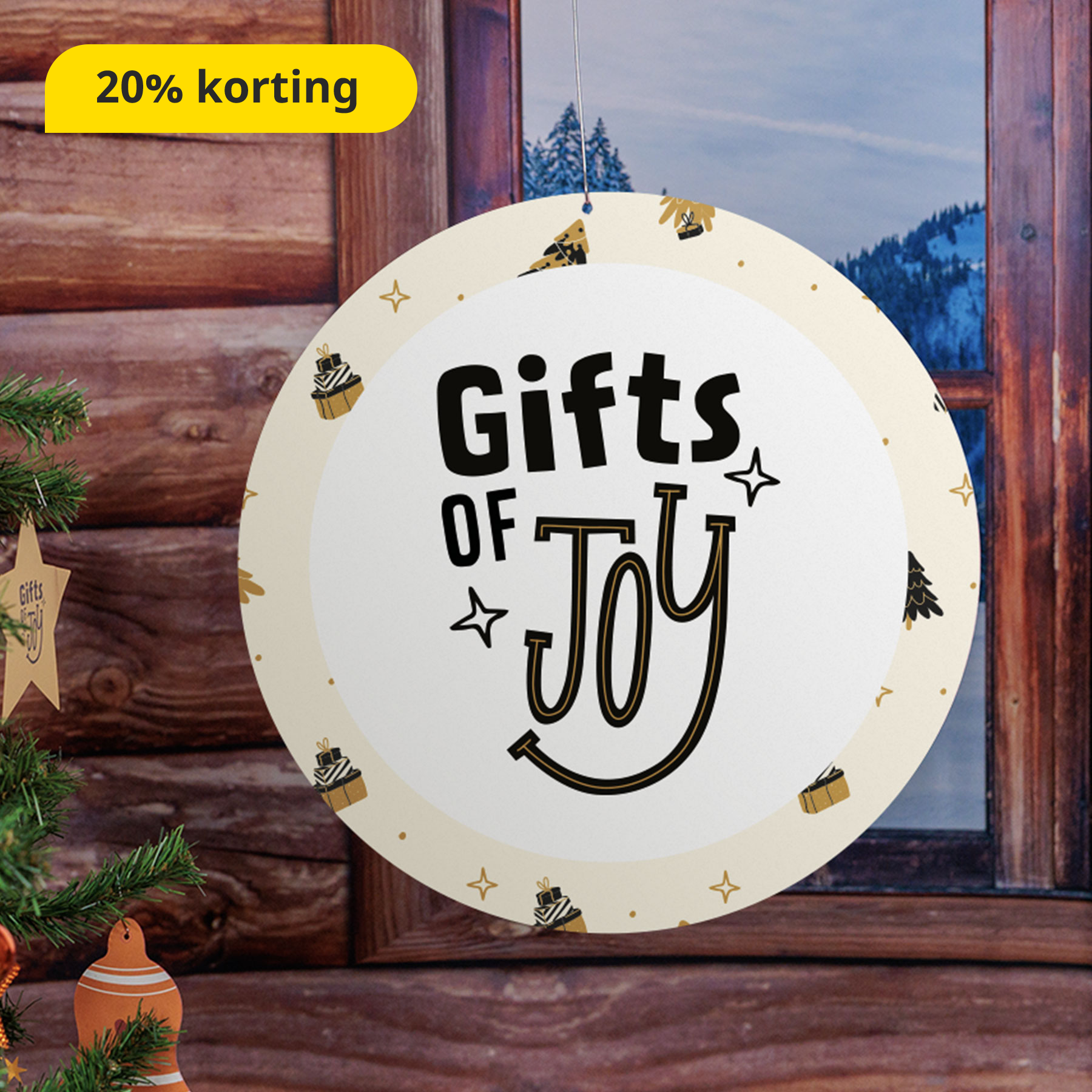 kerstknallers plafondhanger