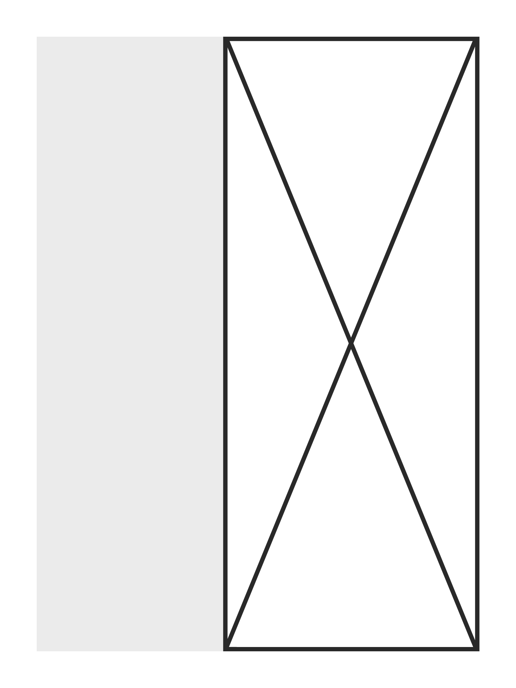 X-banner large (80 X 200 cm)