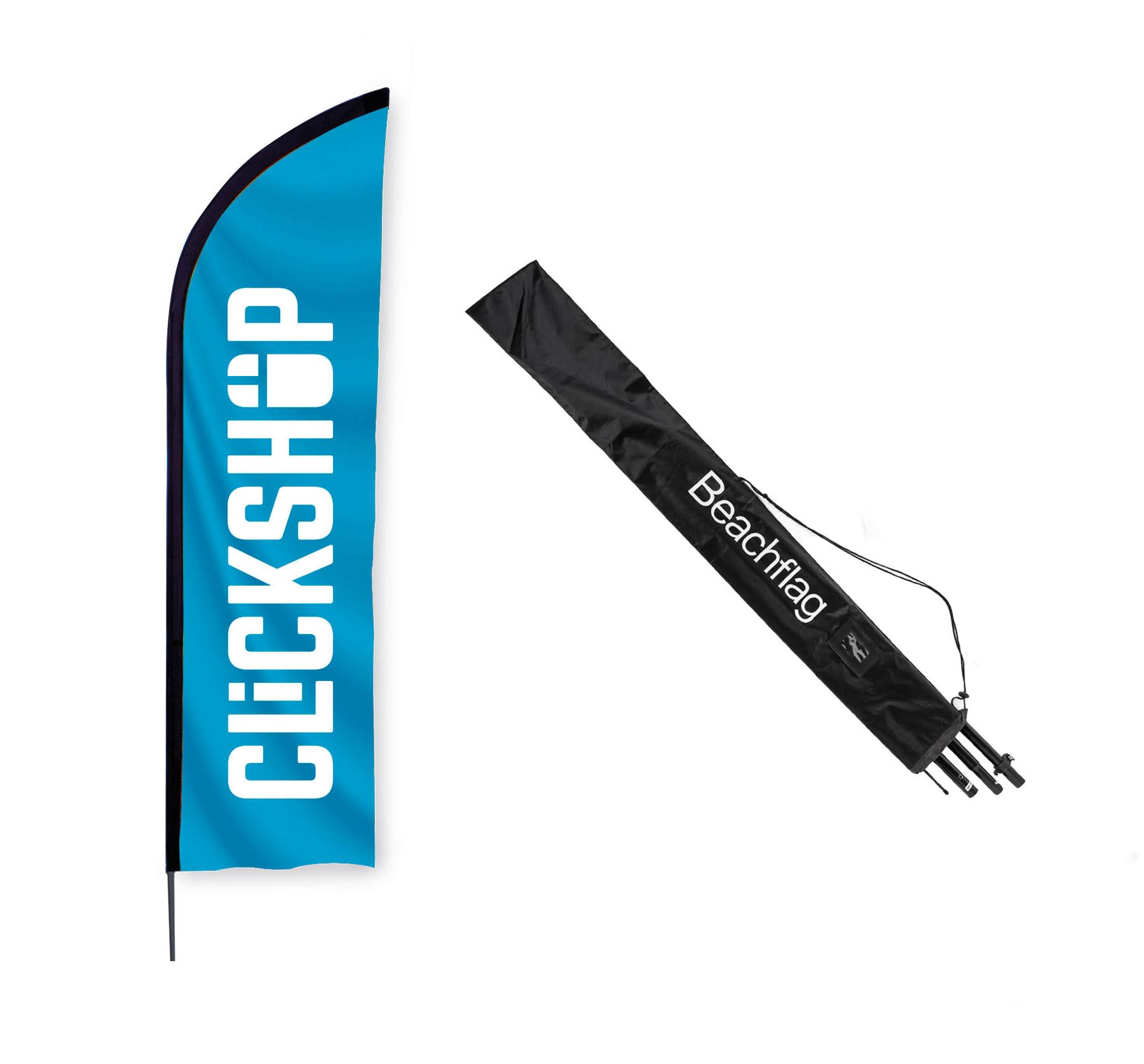 Vlag inclusief stokken en tas