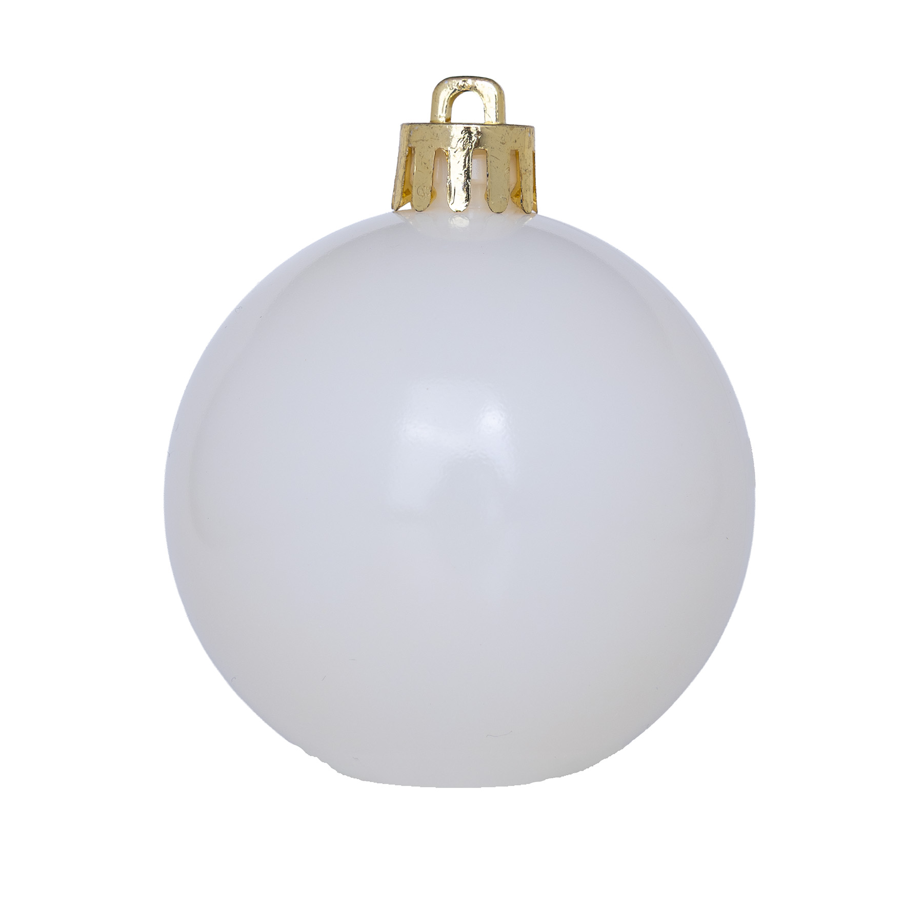 Kerstbal-Wit transparant