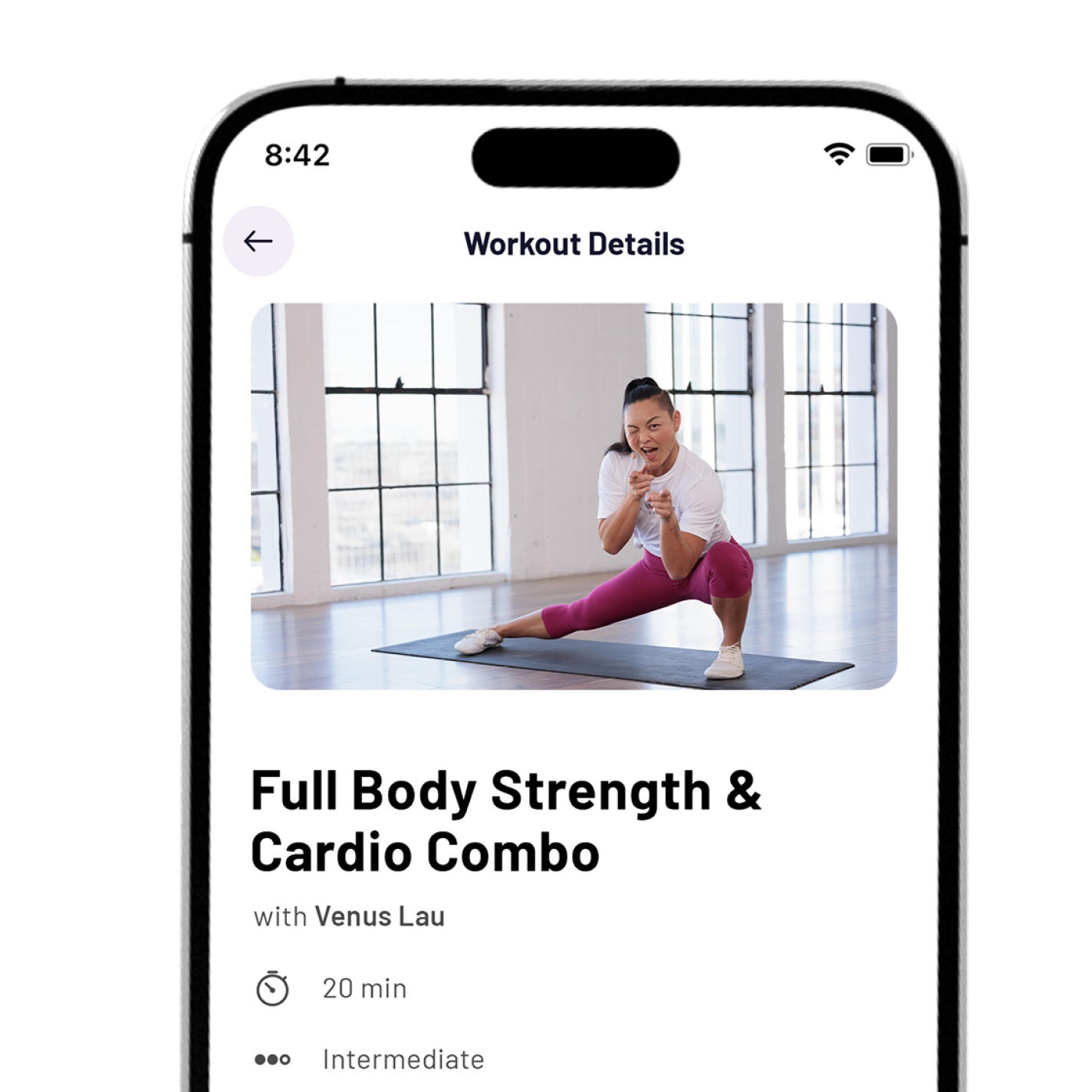 Mobile application main screen