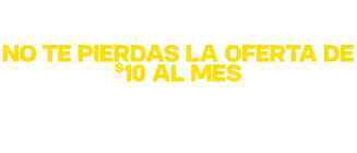 Empieza por $1 de cuota inicial
NO TE PIERDAS LA OFERTA DE
$10 AL MES
Sin compromiso
LA OFERTA TERMINA EL 10 DE SEPTIEMBRE
Solo para nuevos miembros. Pueden aplicarse cuotas y restricciones adicionales. Consulte los detalles en el club.