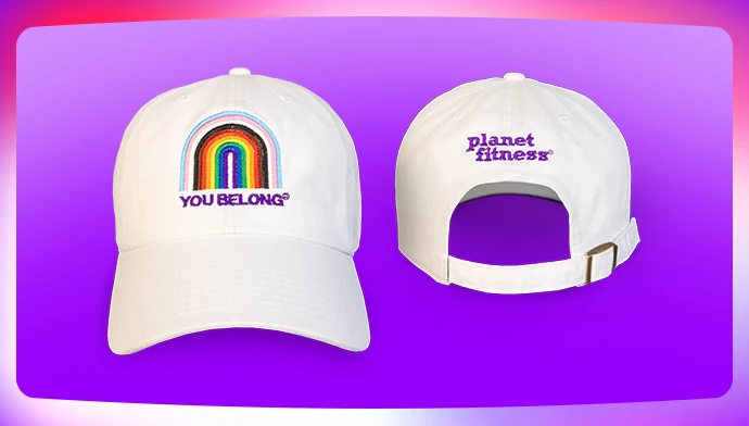 Planet Fitness Pride cap