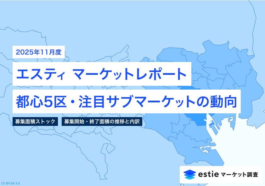 最新不動産マーケット動向レポート「エスティ マーケットレポート」2025 年 11 月号を配信開始