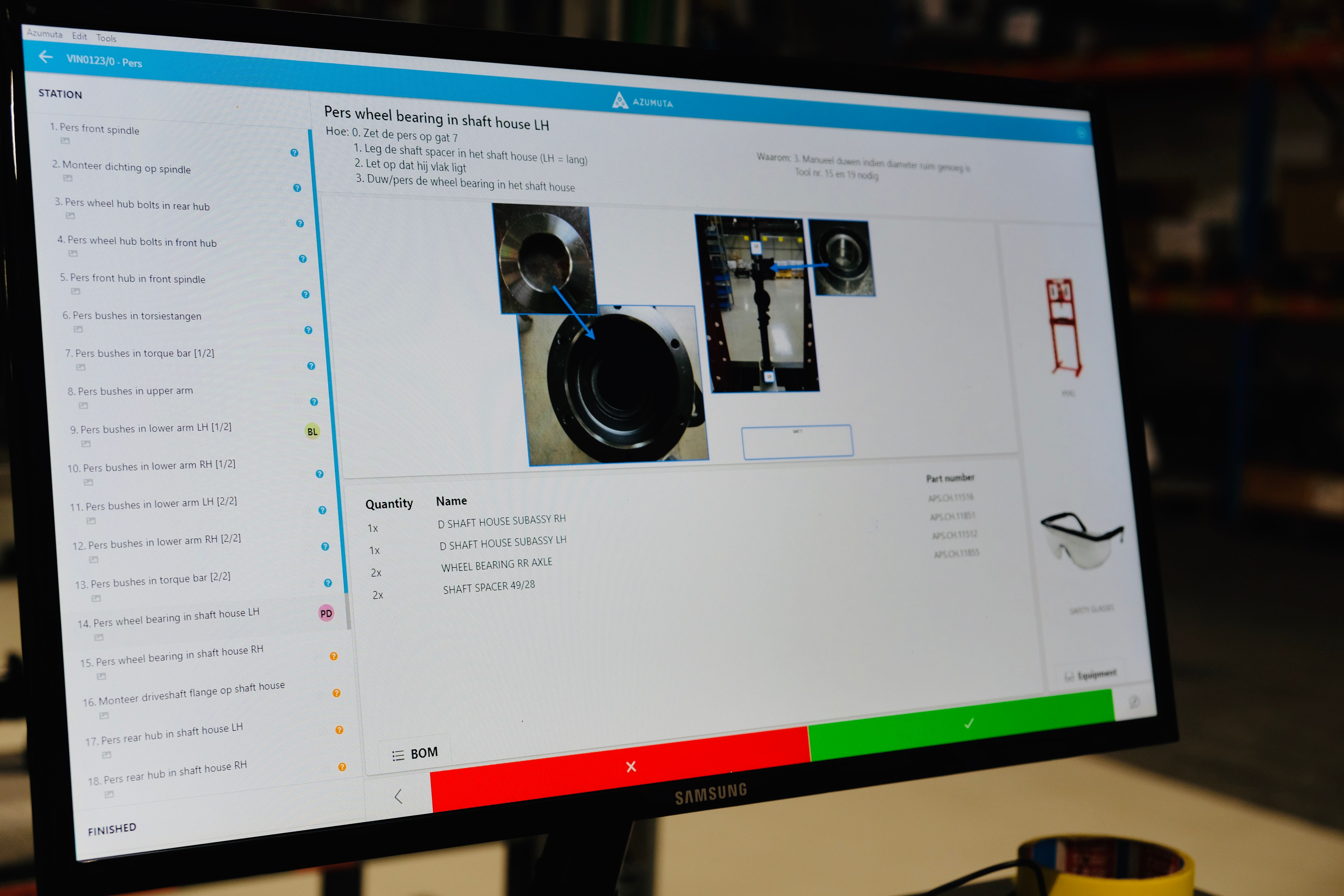 azumuta instructions on remote screen